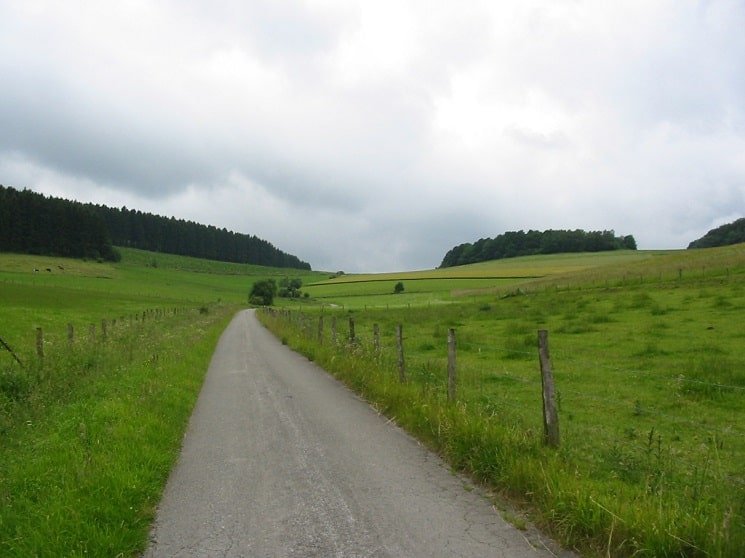 Rustig wandelpad